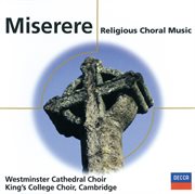 Miserere - religious choral music cover image