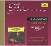 Beethoven: piano sonata no. 29 in b flat, op. 106 -"hammerklavier" cover image