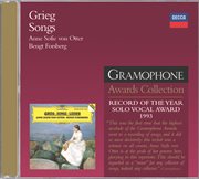 Grieg: songs cover image
