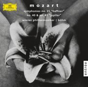Mozart: symphonies nos.35 "haffner", 40 & 41 "jupiter" cover image