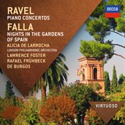 Ravel:  piano concertos; falla: nights in the gardens of spain cover image