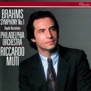 Brahms: symphony no. 1; variations on a theme by haydn cover image