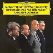Beethoven: string quartet in c, op.59 no.3 - "rasumovsky no. 3" / haydn: string quartet in d mino cover image