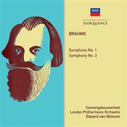Brahms: symphonies nos. 1 & 3 cover image