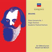 Brahms: piano concerto no. 1; overtures cover image