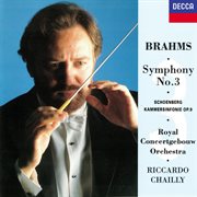 Brahms: symphony no. 3 / schoenberg: cover image