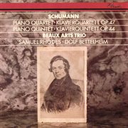 Schumann: piano quartet; piano quintet cover image