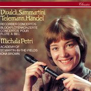 Recorder concertos by vivaldi, sammartini, telemann & handel cover image