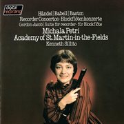 Recorder concertos by handel, babell & baston / jacob: suite for recorder & strings cover image