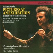 Mussorgsky: pictures at an exhibition; night on the bare mountain cover image