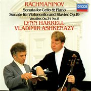 Rachmaninov: cello sonata; romance; v cover image