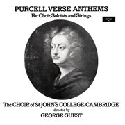 Purcell: verse anthems cover image