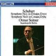 Franz schubert: symphony no. 3 &  no. 6 cover image