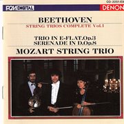 Ludwig van beethoven: string trios cover image