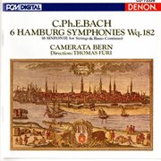 C.p.e. bach: 6 hamburg symphonies, wq. 182 cover image