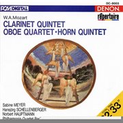Wolfgang amadeus mozart: quartet in f major, adagio in c major & quintet in c minor cover image