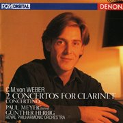 Weber: 2 concertos, concertino for clarinet cover image