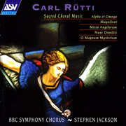 Rutti: sacred choral music cover image