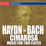 Haydn - bach - cimarosa - music for two flutes cover image