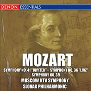 Mozart:  symphonies nos. 41 "jupiter", no. 36 & no. 39 cover image
