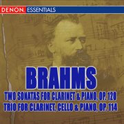 Brahms: two sonatas for clarinet and piano, op. 120 and trio for clarinet, cello, and piano, op. 114 cover image