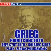 Grieg piano concerto - peer gynt - holberg suite cover image