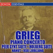 Grieg piano concerto - peer gynt - holberg suites cover image