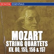 Mozart: quartets 1 - 4 k. 80, 155, 156 & 157 cover image