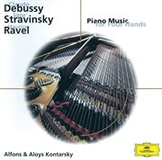 Debussy/stravinsky/ravel: piano music for four hands cover image