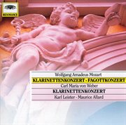 Mozart, w.a.: clarinet & bassoon concerto; weber: clarinet concerto cover image