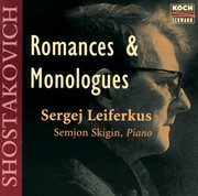 Shostakovich : Romances & Monologues cover image