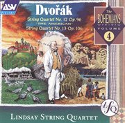 Dvorak: string quartet no.12 "the american" and no.13 cover image