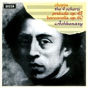 Chopin: the 4 scherzi; prelude, op. 45; barcarolle, op. 60 cover image