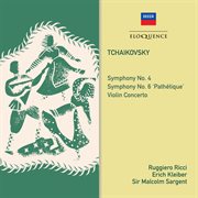 Tchaikovsky: symphonies 4, 6, violin concerto cover image