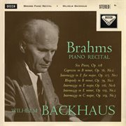 Brahms recital / mendelssohn cover image