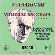 Beethoven: piano sonatas nos. 23 "appassionata", 24 "a thérèse", 25 & 26 "les adieux" cover image