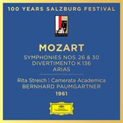 Mozart: symphony nos. 26 & 30; divertimento, k. 136; arias cover image