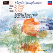 Haydn: symphony no. 6 'le matin'; symphony no. 7 'le midi'; symphony no. 8 'le soir' cover image