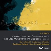 Bach, j.s.: ich hatte viel bekümmernis, cantata bwv 21; herz und mund und tat und leben, cantata cover image