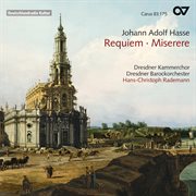 Hasse: requiem in e-flat major; miserere in d minor cover image