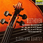 Beethoven: string quartets, op. 59 nos. 2 & 3 "razumovskys" cover image