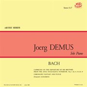 J.s. bach: chromatic fantasia and fugue in d minor, bwv 903; italian concerto in f major, bwv 971 [j : Chromatic Fantasia And Fugue in D Minor, BWV 903; Italian Concerto in F Major, BWV 971 [J cover image