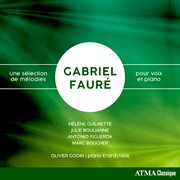 Fauré: une sélection de mélodies pour voix et piano cover image