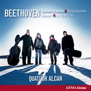 Beethoven: string quartets, vol. 1 cover image