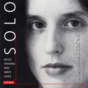 Berio: sequenza viii / stravinsky: elegie / boulez: anthemes cover image