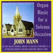 Organ music for a solemn occasion cover image