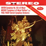 Mozart: symphony no. 35 'haffner'; haydn symphony no. 96 'the miracle' [paul paray: the mercury mast cover image