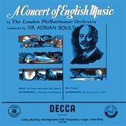 A concert of English music cover image