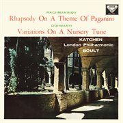 Rachmaninoff: rhapsody on a theme of paganini [1959]; dohnányi: variations on a nursery song [1959] cover image