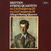 Britten : String Quartets Nos. 1 & 2 cover image
